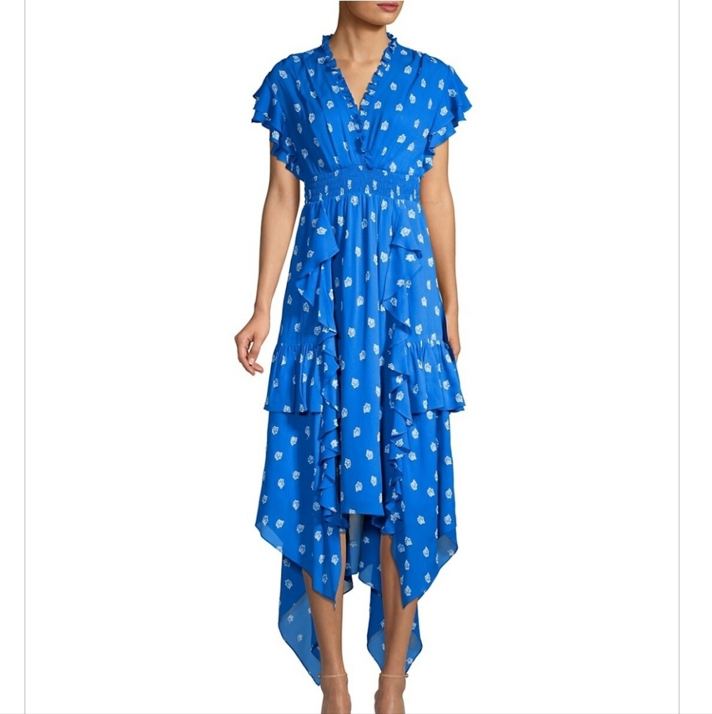 Shoshanna Tiered Ruffle Dress (2)